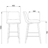 AksHome Stella (зеленый велюр HLR57/черный) Image #5
