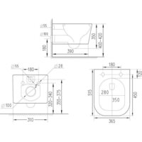 Унитаз подвесной Roxen Cube One Rimless 6 в 1 StounFix Dual Fresh 616329 (оружейная сталь/металл) - Превью изображения №24 — Интернет-Магазин TECNO.BY