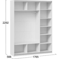 Трия Оскар Хилтон Т2 1800 271099 (ручка серебро/белый снег/белый матовый) Image #5