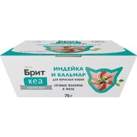 Brit Кеа Ламистер для взрослых кошек. Индейка и Кальмар в желе 75 г Image #5