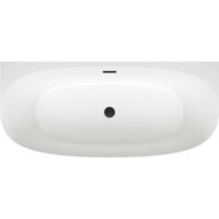 Wellsee Belle Spa 2.0 170x75 235804003 (пристенная ванна белый глянец, экран, каркас, сифон-автомат матовый черный) Image #4