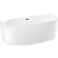 Wellsee Belle Spa 2.0 170x75 235804003 (пристенная ванна белый глянец, экран, каркас, сифон-автомат матовый черный) Image #2