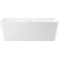 Wellsee DeSire 167,5x78 231502004 (отдельностоящая ванна белый глянец, экран, ножки, сифон-автомат золото)