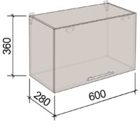 Артём-Мебель 600мм СН-114.58 (ДСП бетон спаркс лайт) Image #2