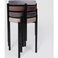 AksHome Pluto (темно-бежевый велюр HLR-09/черный) Image #4