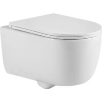 Унитаз подвесной Berges Wasserhaus Tornas Rimless + Atom 410 АТ-043331 (с кнопкой Atom белый) - Превью изображения №3 — Интернет-Магазин TECNO.BY