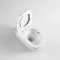 Унитаз подвесной Berges Wasserhaus Tornas Rimless + Atom 410 АТ-043331 (с кнопкой Atom белый) - Превью изображения №10 — Интернет-Магазин TECNO.BY