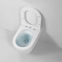 Унитаз подвесной Berges Wasserhaus Tornas Rimless + Atom 410 АТ-043331 (с кнопкой Atom белый) - Превью изображения №11 — Интернет-Магазин TECNO.BY