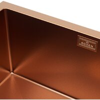 Кухонная мойка Roxen Uno 560210-54BR-V бронза/текстурная PVD покрытие (с ролл-матом и дозатором) - Превью изображения №15 — Интернет-Магазин TECNO.BY