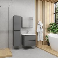 Lauter Шкаф-пенал Навесной Mia 30 (графит) Image #5