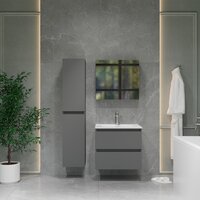 Lauter Шкаф-пенал Навесной Mia 30 (графит) Image #6