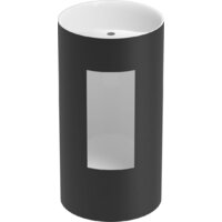 Wellsee Chalice Perfection 230616000 (отдельностоящий, с отверстием под смеситель, матовый черный/глянцевый белый) Image #3