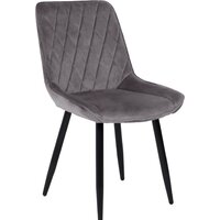 AksHome Nika 72320 (светло-серый велюр HLR-20/черный)