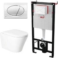 Saniteco KW-9005W в комплекте с инсталляцией + AM101/1120 + M71-BL-01 Image #6