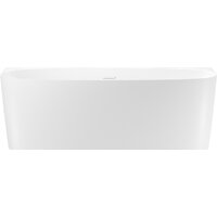 Wellsee Belle Spa 2.0 170x75 235804002 (пристенная ванна белый глянец, экран, каркас, сифон-автомат глянцевый белый)