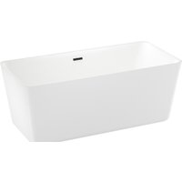 Wellsee DeSire 167,5x78 231502003 (отдельностоящая ванна белый глянец, экран, ножки, сифон-автомат матовый черный) Image #2