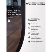 eMZe 43x88 LED.UV.43.88.CHE (черный с УФ-окантовкой и подсветкой) Image #7