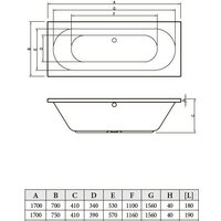 Bonito Home Ilias 170x75 (с ножками) Image #3