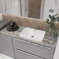 Lauter 21441B + клапан 21190W + сифон 21635W (белый матовый) Image #6