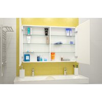 Континент Шкаф с зеркалом Avenue Led 120х80 Image #29