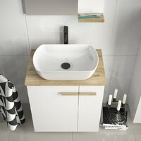 Lauter Тумба под умывальник Adri 59 + 21674A (белый глянец) Image #5