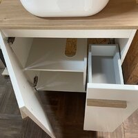 Lauter Тумба под умывальник Adri 59 + 21674A (белый глянец) Image #7