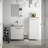 Lauter Тумба под умывальник Adri 59 + 21674A (белый глянец) Image #3