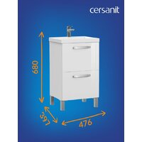  Cersanit Тумба под умывальник Melar 50 Como 50 64127 - Превью изображения №11 — Интернет-Магазин TECNO.BY