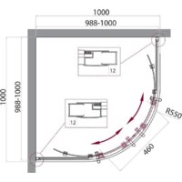 BelBagno UNO-195-R-2-100-CH-CR Image #5