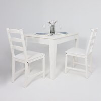 Кухонный стол ЭлиГард Stan 1180-1570x760x745 (белый структурный) - Превью изображения №4 — Интернет-Магазин TECNO.BY