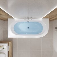 Lauter Bliss 170 L 21201071L (с ножками, серым подголовником, белый лиц экран) Image #20