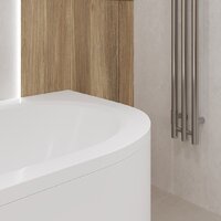 Lauter Bliss 170 L 21201071L (с ножками, серым подголовником, белый лиц экран) Image #21