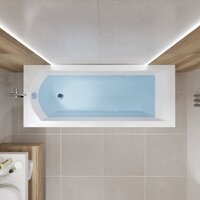 Lauter Amelia 150 21204050 (с каркасом, лицевым экраном белого цвета и сифоном 21Y11022 белый) Image #16