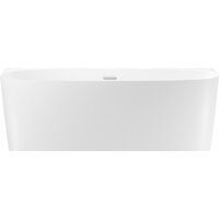 Wellsee Belle Spa 2.0 170x75 235804001 (пристенная ванна белый глянец, экран, каркас, сифон-автомат хром)