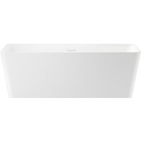 Wellsee DeSire 167,5x78 231502002 (отдельностоящая ванна белый глянец, экран, ножки, сифон-автомат глянцевый белый) Image #1