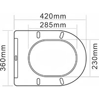 Унитаз подвесной Lauter Augsburg 21109EC + Marberg 410 + Marberg 410 RD GL-WT (черный матовый с кнопкой смыва) - Превью изображения №17 — Интернет-Магазин TECNO.BY