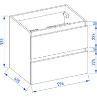Lauter Тумба под умывальник Mia 60 (графит) Image #16