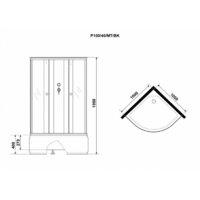 Niagara Promo P100/40/MT/BK 100x100x195 Image #9