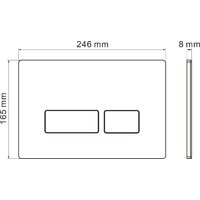 Roxen Cube One Rimless 6 в 1 StounFix Dual Fresh 579341 (кнопка: черный матовый) Image #25