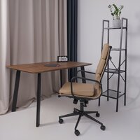 AksHome Indigo (экокожа, кофейный/черный) Image #3