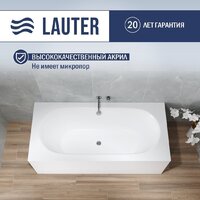 Ванна Lauter Ava 170 21208070 (с ножками и серым подголовником) - Превью изображения №2 — Интернет-Магазин TECNO.BY