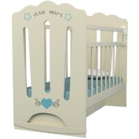 VDK Little Heart колесо-качалка с маятником (слоновая кость)