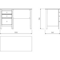 Mio Tesoro Сага 120x56 2.08.06.160.6 (темно-бирюзовый) Image #5