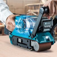 Ленточная шлифмашина Makita BS001GZ (без АКБ) - Превью изображения №8 — Интернет-Магазин TECNO.BY