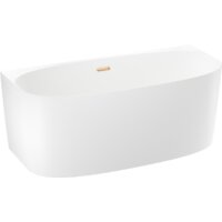 Wellsee Belle Spa 2.0 160x75 235801004 (пристенная ванна белый глянец, экран, ножки, сифон-автомат золото) Image #2