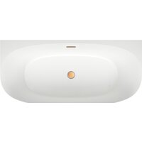 Wellsee Belle Spa 2.0 160x75 235801004 (пристенная ванна белый глянец, экран, ножки, сифон-автомат золото) Image #4
