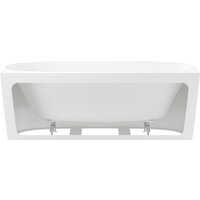 Wellsee Belle Spa 2.0 160x75 235801004 (пристенная ванна белый глянец, экран, ножки, сифон-автомат золото) Image #3