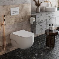 Roxen Porto в комплекте с инсталляцией StounFix Dual Fresh 6 в 1 966529 (кнопка: бежевый) Image #10