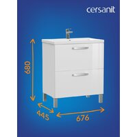  Cersanit Тумба под умывальник Melar 70 Como 70 64129 - Превью изображения №11 — Интернет-Магазин TECNO.BY