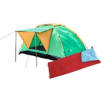 Sundays GC-TT002 (зеленый/оранжевый, со спальным мешком ZC-SB001 красный) Image #2